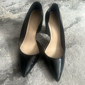 Women’s size 13 black patent leather shoes